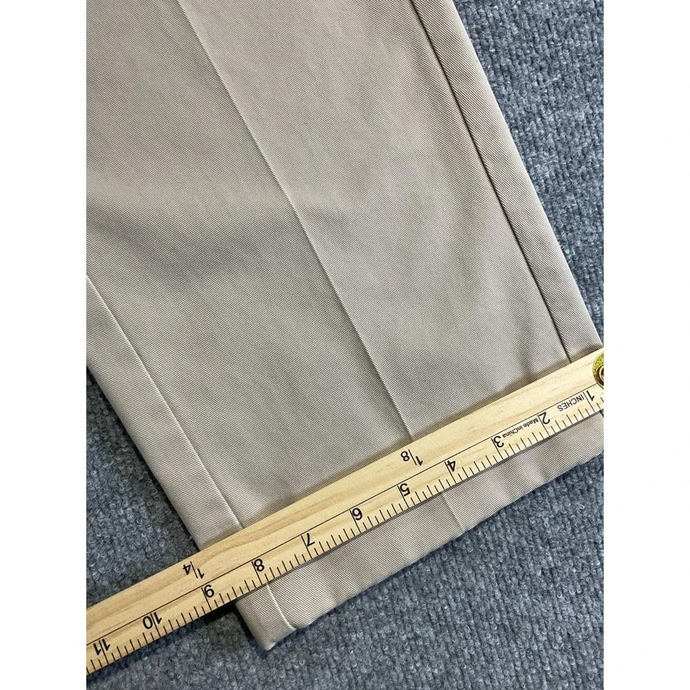 Orvis Trim Fit Chino Pants Men's 40x30 Khaki Beige Business Casual Golf Preppy C